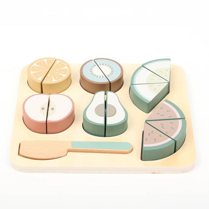 Wooden Fruit Cutting Set Ages 18M+