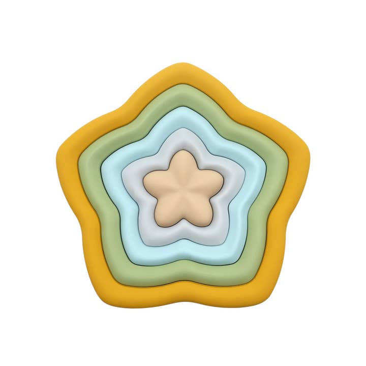 Silicone Nesting Star Set Toddlers